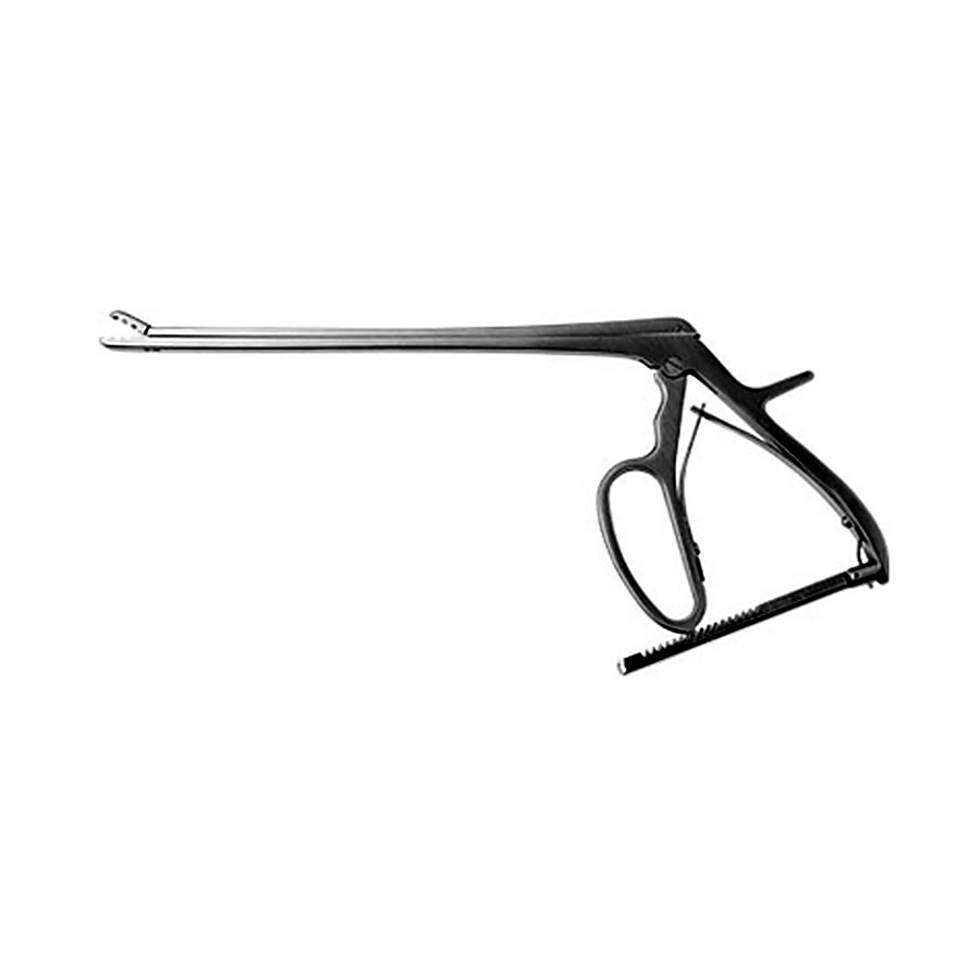 Intraarticular Tissue Grasper/Rongeur with Locking Ratchet